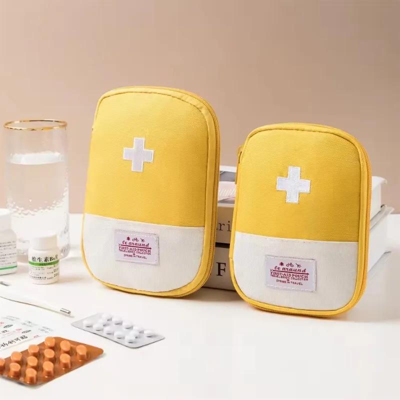 Mini Household First Aid Kit Bag Travel Portable Medicine Package Emergency Kit Bags Medicine Storage Bag Small Organizer