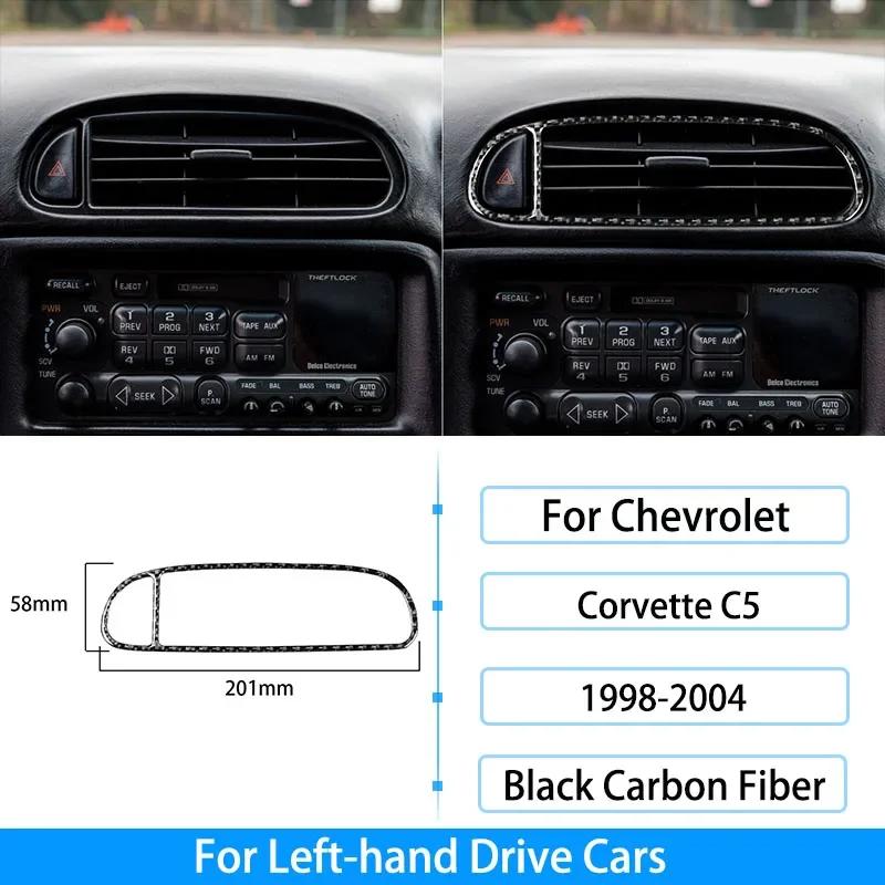 For Chevrolet Corvette C5 1998-2004 Soft Carbon Fiber Kits Full Center Console Dashboard Panel Interior Trim Sticker Accessories