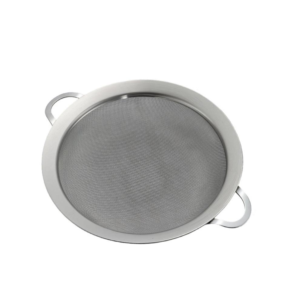 Round Fine-Mesh Flour Sifter With Handle Soy Milk Filter Portable Flour Screen Sugar Icing