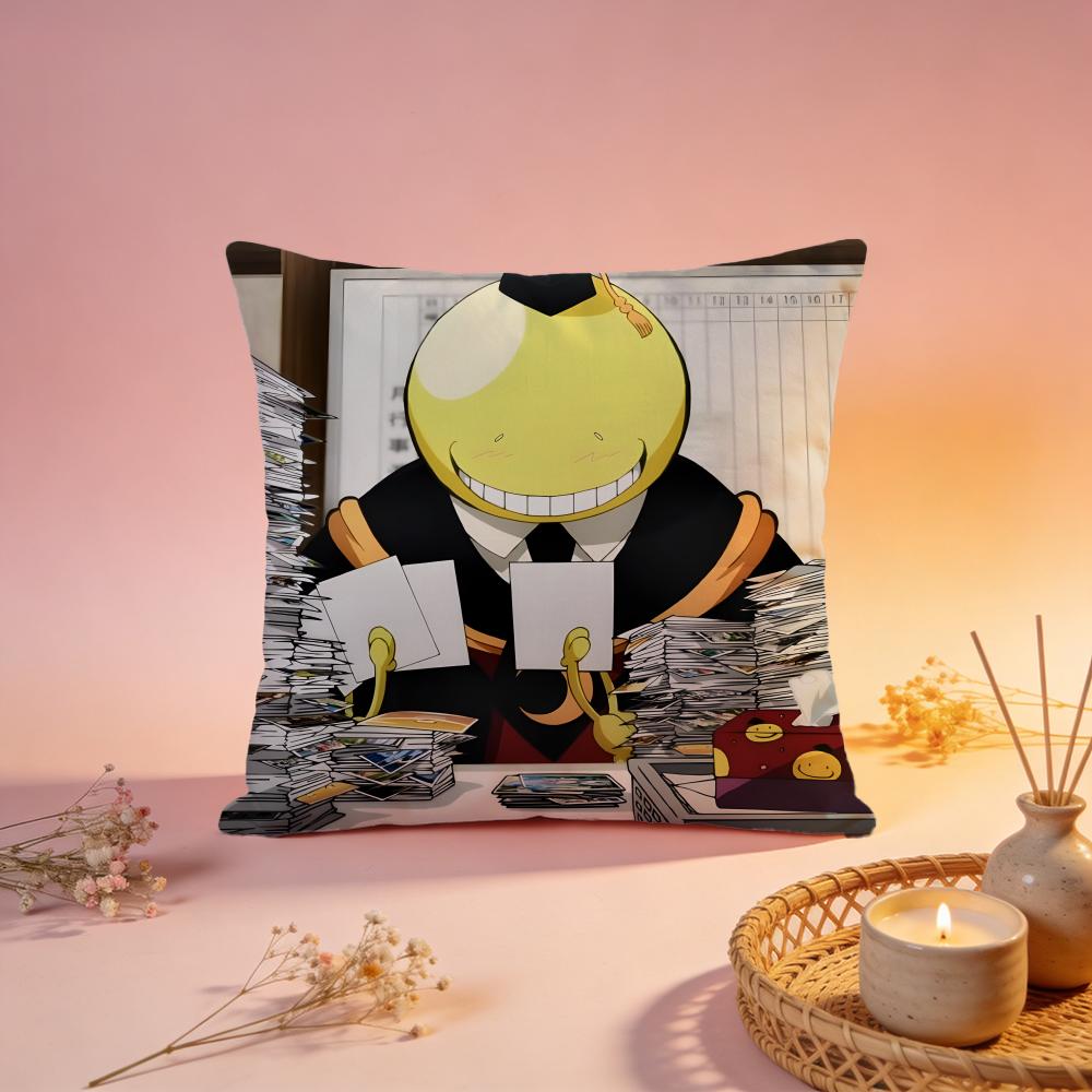 Trendy AAssassination Classroomed Cushion Cover Comfortable Durable Pillow Cover MultiScene for Home Office Car Sofa