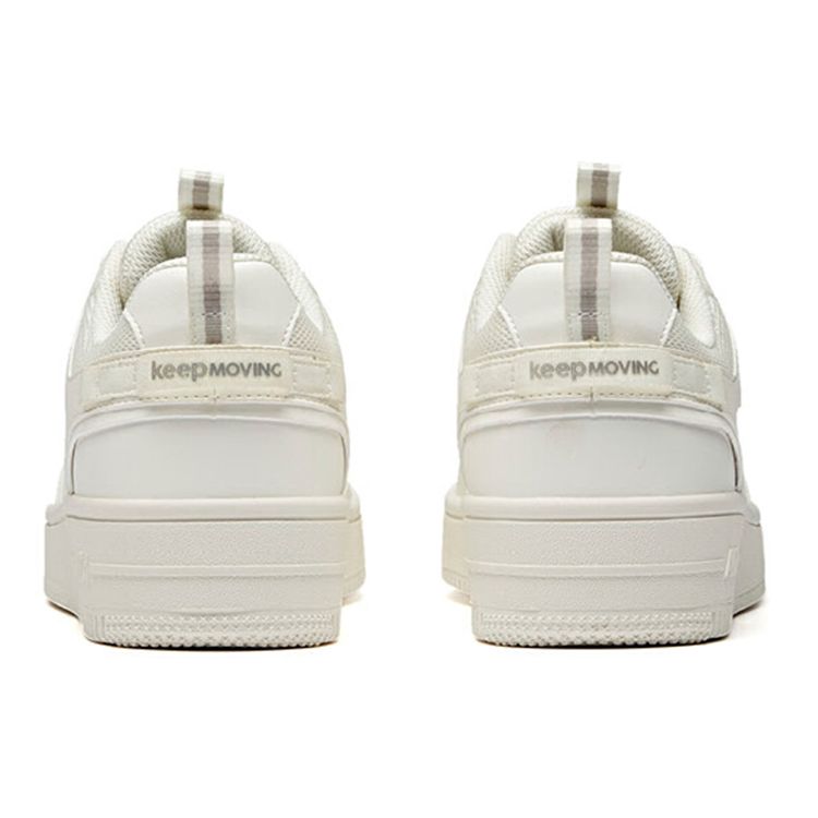 Anta Кроссовки Lifestyle Series прочные дышащие с низким верхом для скейтбординга женские белые 922018061-2