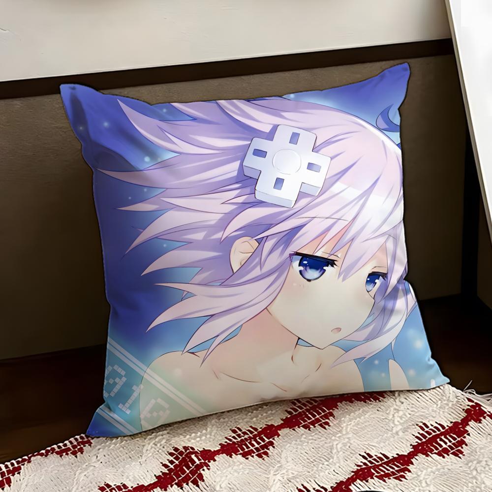 Hyperdimension Neptunia Милая Наволочка Двусторонняя Мягкая Прочная Наволочка для Подушки Дом Автомобиль Многоцелевое Использование для Повседневного Комфорта