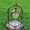 Beautiful Vintage Brass Desk Clock Table Clock Antique Nautical Clock Brass