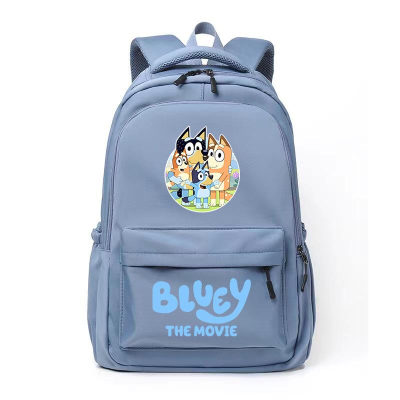 Забавный мультяшный рюкзак в стиле Bluey College, школьный рюкзак для отдыха, снижающий нагрузку на ученика