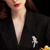 Новая изысканная и милая брошь в виде попугая, простая и модная брошь в виде животного, аксессуары для костюма, женский подарок