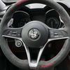 2026 Hot Sticker For Alfa Romeo Giulietta Mito Giulia Stelvio Brera 147 156 159 40mm Car Steering Wheel Emblem Sticker Central c