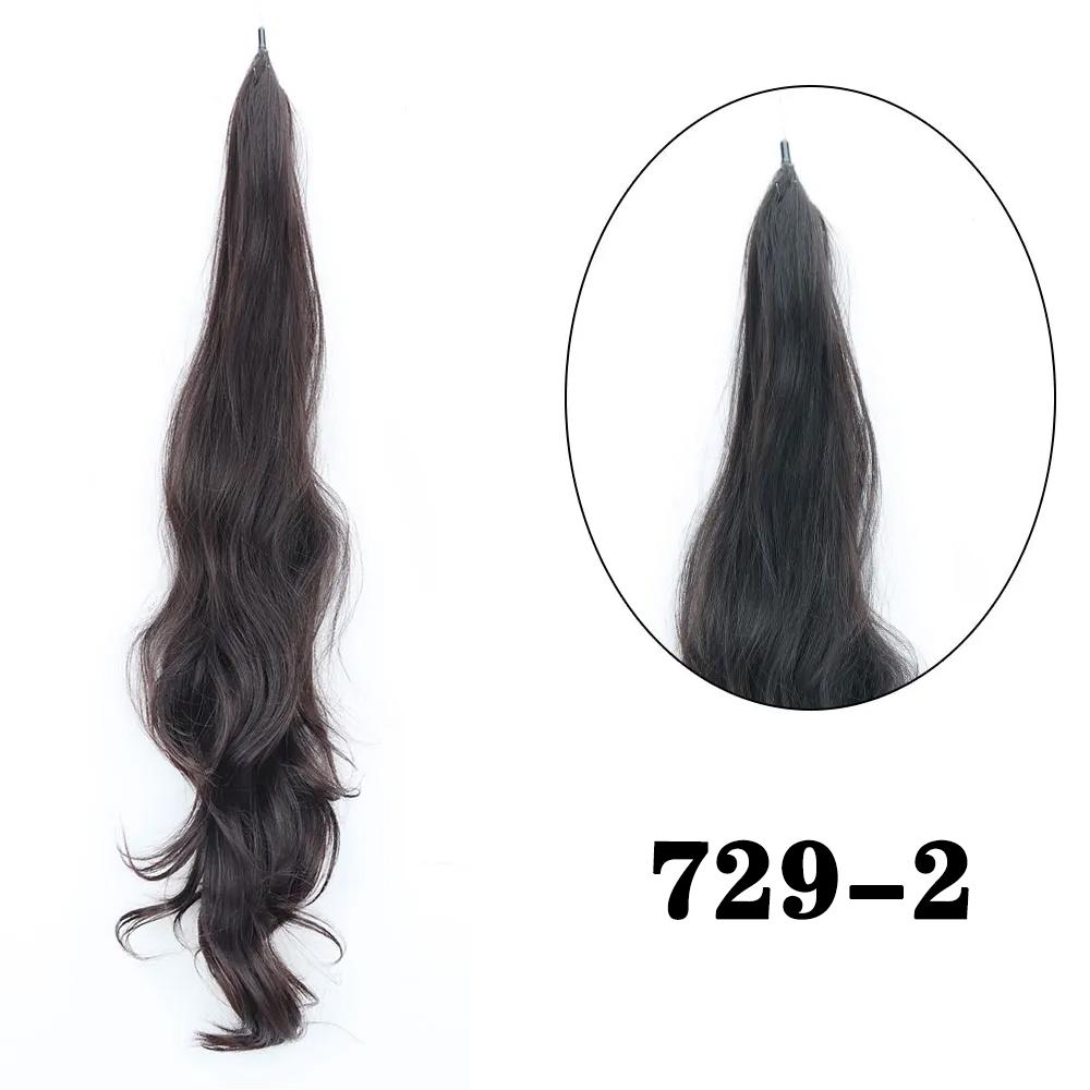 MISS WIG Синтетический 30-дюймовый гибкий хвостик, длинный волнистый многослойный хвостик, парик для женщин, для косплея