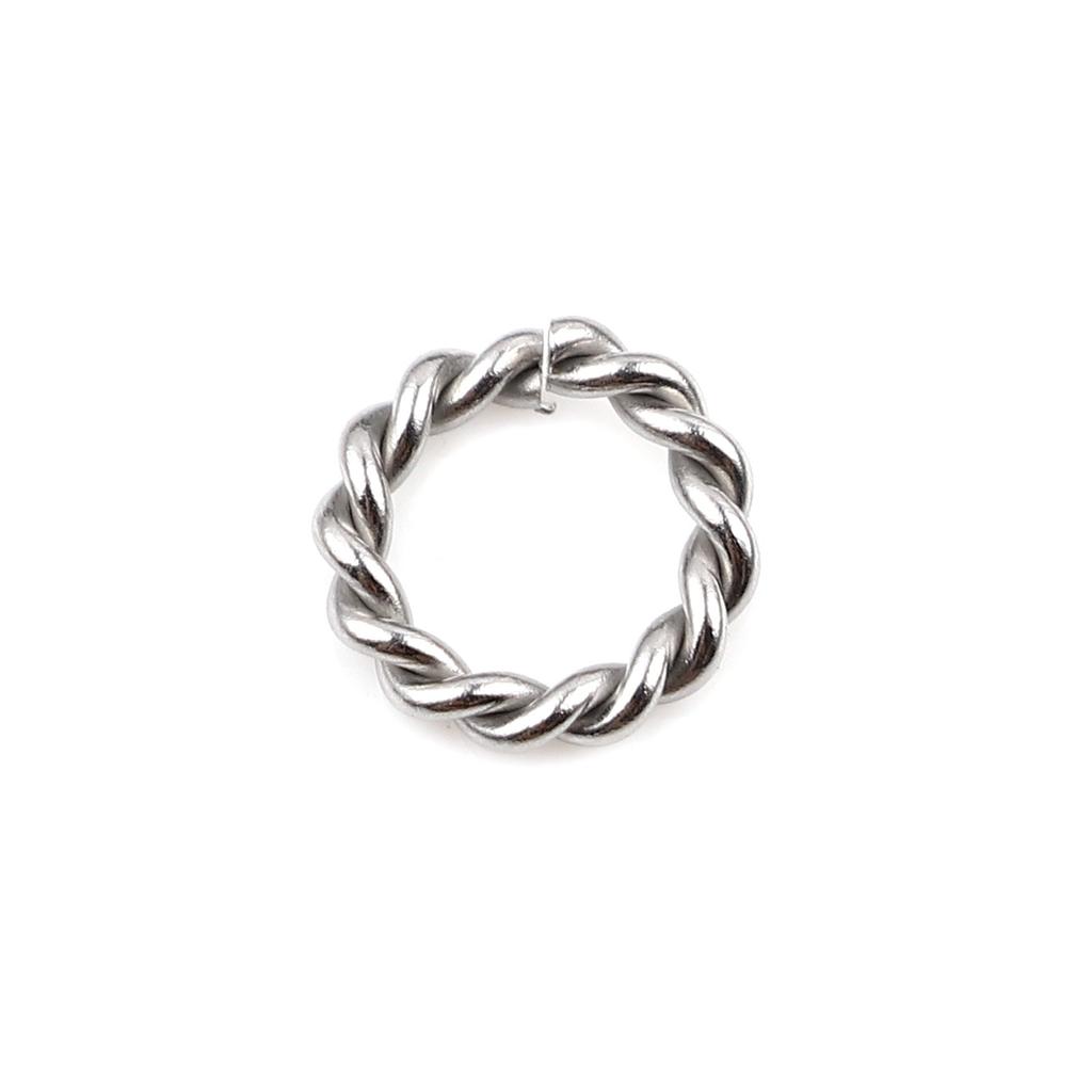 100pcs 0.5mm-1.8mm-4mm-16mm Stainless Steel Open Jump Rings Findings Round Silver Color DIY Making Keychain Necklace Jewelry