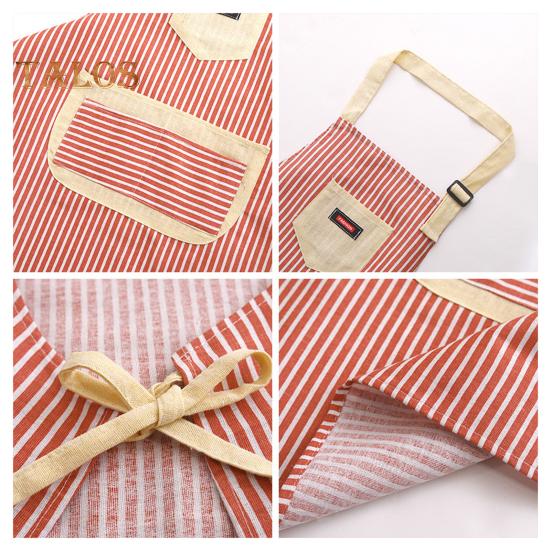 Женский фартук с регулируемым ремешком, маслостойкий корейский стиль, милый фартук с легко чистящимся ремешком для выпечки