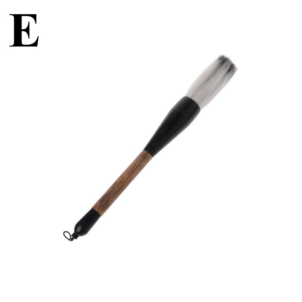 Bamboo Shaft Stationery Oil Painting Brush Pen Paint Brush Goat Hair Calligraphy Brush