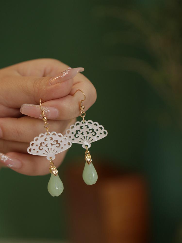 Серьги-подвески Ханфу «Ландыш» - Аксессуары Чонсам в древнем стиле для женщин