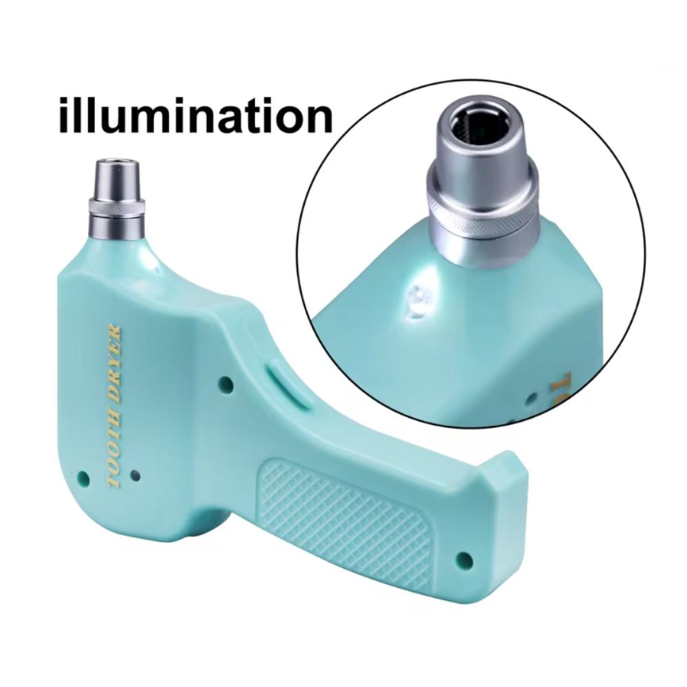 Niceden Дентальный сушитель для зубов Оборудование для сушки зубов с 3 насадками Перезаряжаемый Бондинг виниров для оральной ортодонтии