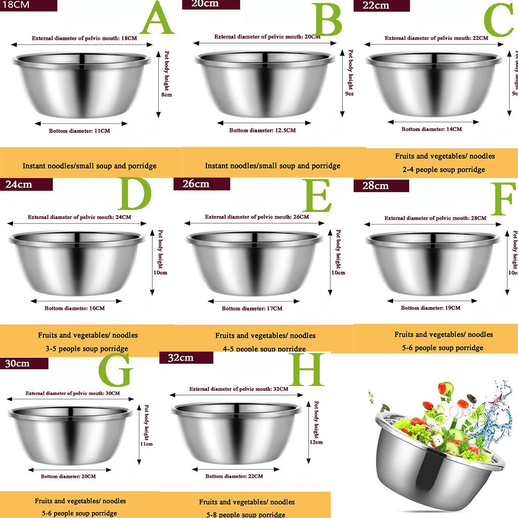 Многофункциональная толстая кастрюля из нержавеющей стали, миска для выпечки, раковина, кастрюля для кухни