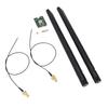 Беспроводная карта WiFi 6E M.2 NGFF Bluetooth 5.2 4200 Мбит/с Трехдиапазонный 2,4 ГГц 5 ГГц 6 ГГц Сетевой адаптер Включает антенну 8 дБи