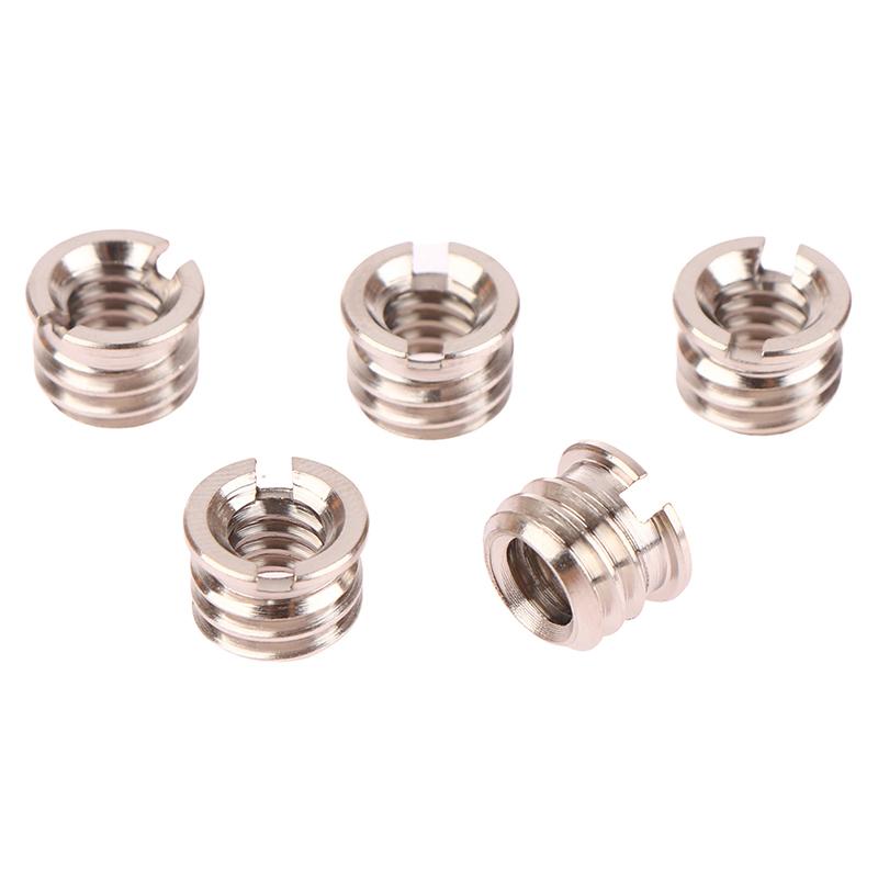 5 шт. гайка для камеры, винты для конвертации от 1/4 до 3/8 дюйма, стандартный винт-переходник