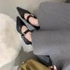 French Evening Wind Pointed Mary Jane Shoes Women's 2025 Autumn and Winter New Versatile High-heeled Single Shoes Soft-soled Shoes