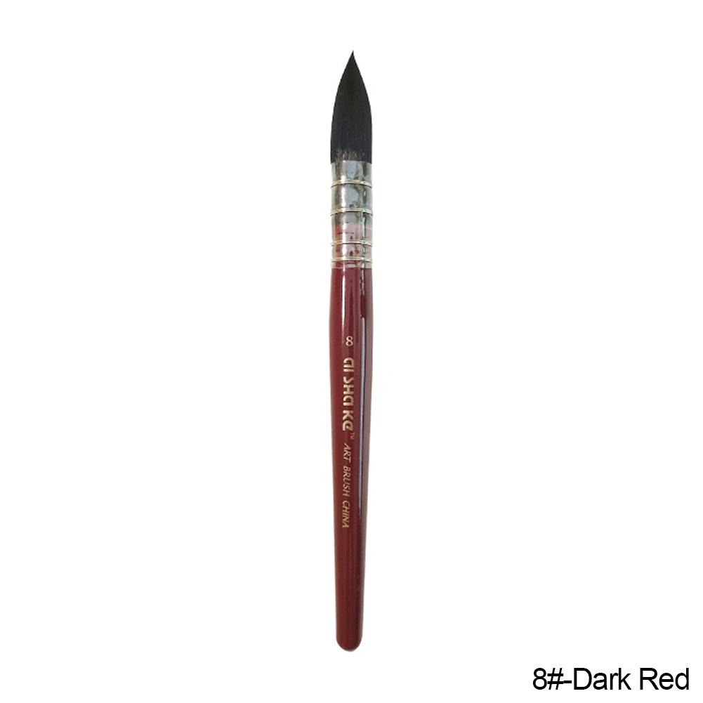 Универсальный набор из 8 художественных кистей с длинными ручками для акварели, гуаши и масляной живописи