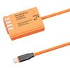 60 см плетеный кабель USB C к DMW BLK22 Dummy Battery Блок питания для камеры S5II GH6 GH5II