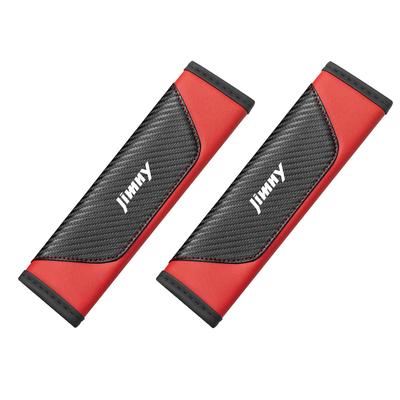 InnoWave Накладка на ремень безопасности автомобиля Совместима с ремнем безопасности с соединителем Мягкая и прочная Защита плеча ремня безопасности Разработана для установки в автомобиль Красный