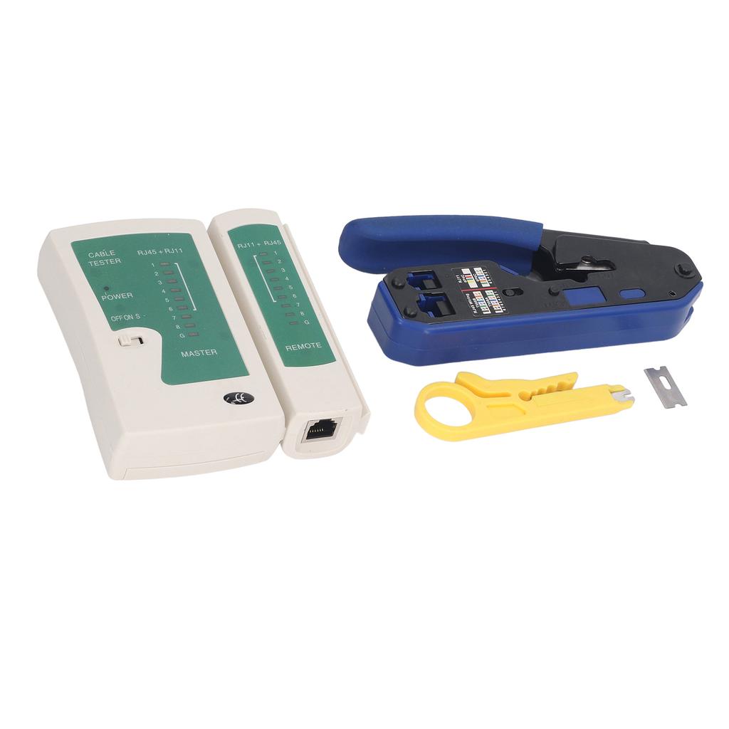 RJ45 Crimping Tool Kit Terminal Crimper Wire Terminals Crimping Tool for Cat5 Cat6 Straight Through