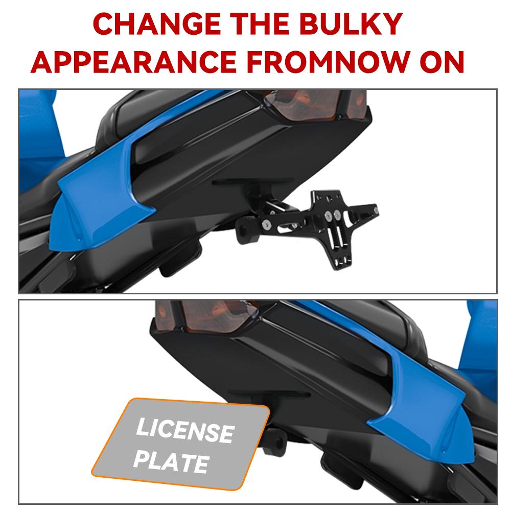 Мотоцикл Задний Держатель Номерного Знака Крепление Кронштейн Алюминиевый Сплав Мотоцикл Универсальные Аксессуары Детали для Модификации Мотоцикла