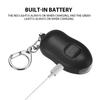 Portable Self-Defense Alarm Personal Safety LED Flashlight Rechargeable Security Device Protection Emergency Alarm Keychain