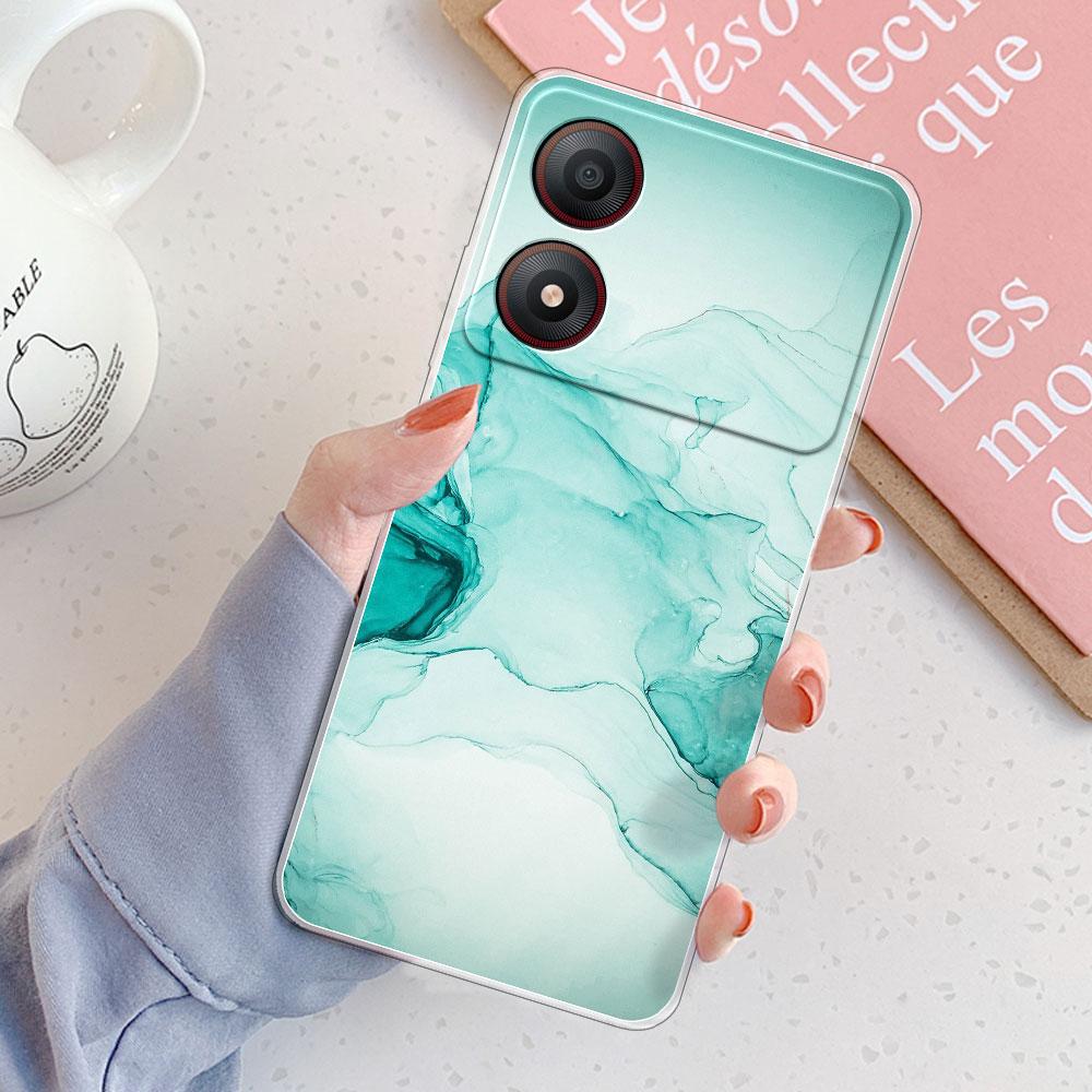 For ZTE Blade A34 Case For ZTE Blade A54 Cover Fashion Clear Protect Soft Silicone Phone Cases For ZTE Blade A34 A54 Coque Funda