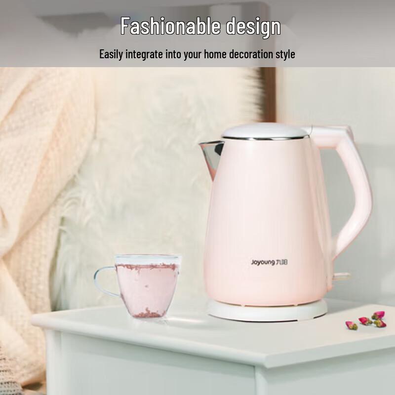Joyoung K15-F626 1.5L Double-Layer Electric Kettle CN plug (adapter included)