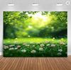 Весенняя сказка солнечное лесное цветочное фоновое фото реквизит для фотосъемки фон свадебная вечеринка по случаю дня рождения украшение комнатный плакат