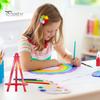 5Pcs Triangle Easel Mini Stand Kids Art Display Small Drawing Easel with Bright Colors 15.5cm Plastic Sketching Easel
