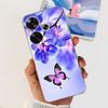 For Xiaomi Poco F6 Case Popular Butterfly Flower Soft Clear Silicone TPU Back Cover For Xiaomi Poco F6 5G F 6 PocoF6 Phone Cases