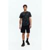 H M Sport Top Regular Fit dryMove Black Patterned