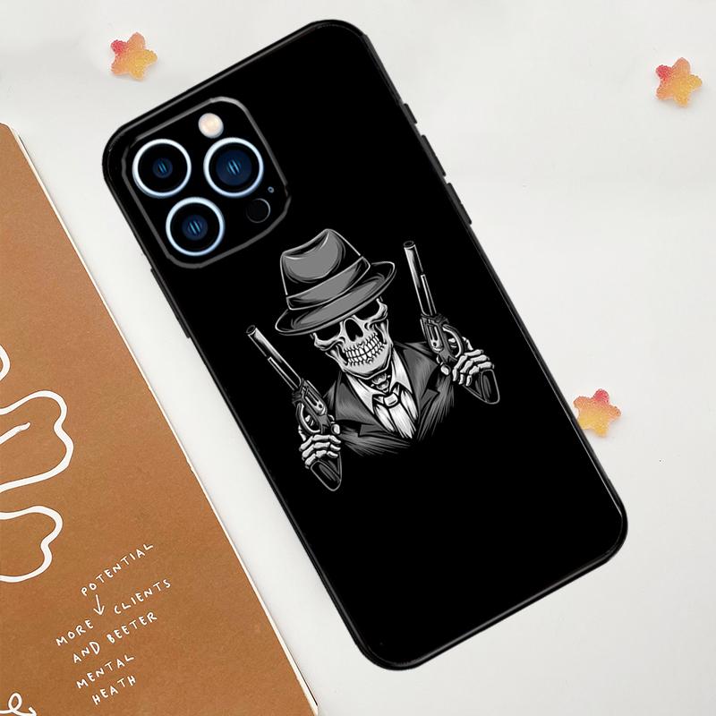 Чехол для телефона с изображением черепа, костей, клоуна, цирка для iPhone 17 Pro Max 14 11 15 16 Pro Max 13 12 mini 16 Plus 16e 17 Air Funda