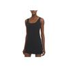 Solid Color Side Pocket Double Strap Training Dress Women Dresses Black DA0156-010