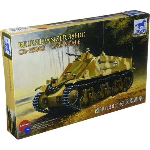 Bronco Model 1/35 Немецкий танк Hotchkiss-Модифицированный бронированный артиллерийский наблюдательный автомобиль Пластиковая модель CB35003