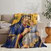 GUOYU Blanket Mary Throw Soft Flannel Throw Summer Blanket Lightweight Cozy Nap Blanket for Sofa Bed Travel