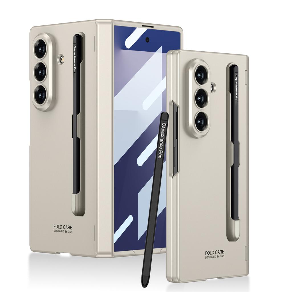 Чехол для мобильного телефона Samsung Zfold7 Магнитный складной Полностью закрывающая пленка Шарнир вала Слот для ручки с ручкой