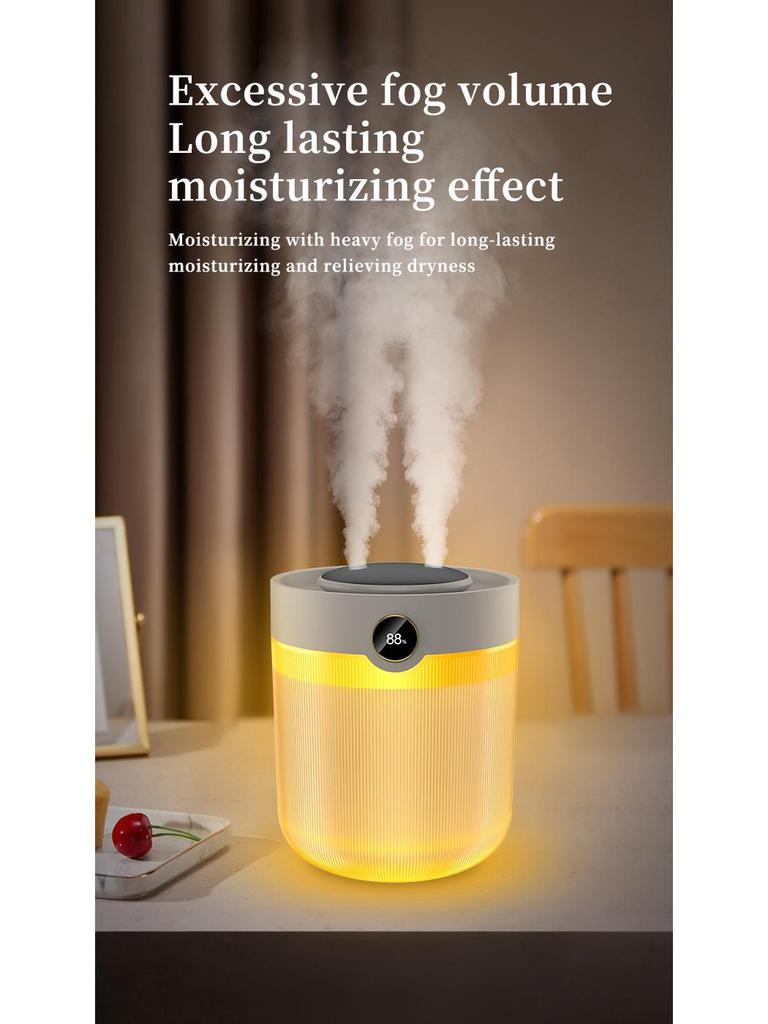Бесшумный USB-увлажнитель воздуха с функцией ароматерапии: Большой объем тумана для дома, отеля и рабочего стола
