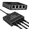 Гигабитный Ethernet-разветвитель от 1 до 4 с USB-кабелем питания, адаптер-разветвитель интернета 1000 Мбит/с, высокоскоростной для кабеля Cat6/7/8