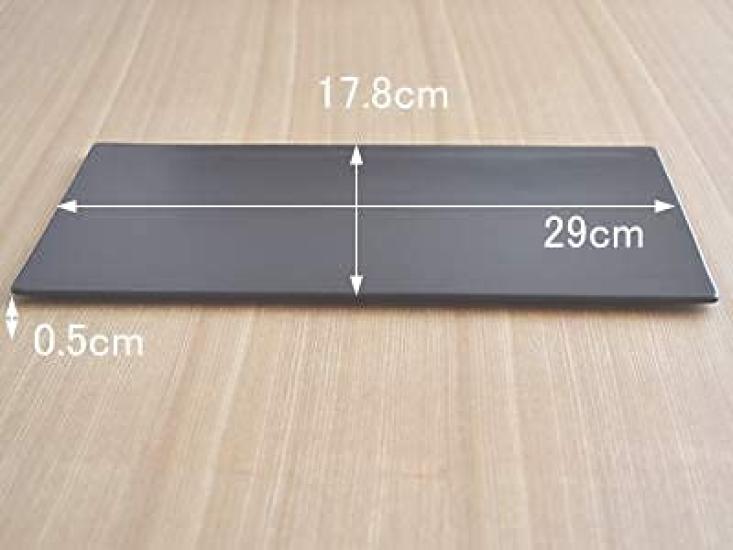 East Tableware Плоские 29см Пара Тарелки для закусок и аперитивов для вечеринок, Большие, Набор, Тарелки, Тарелки для закусок, (Черный матовый)