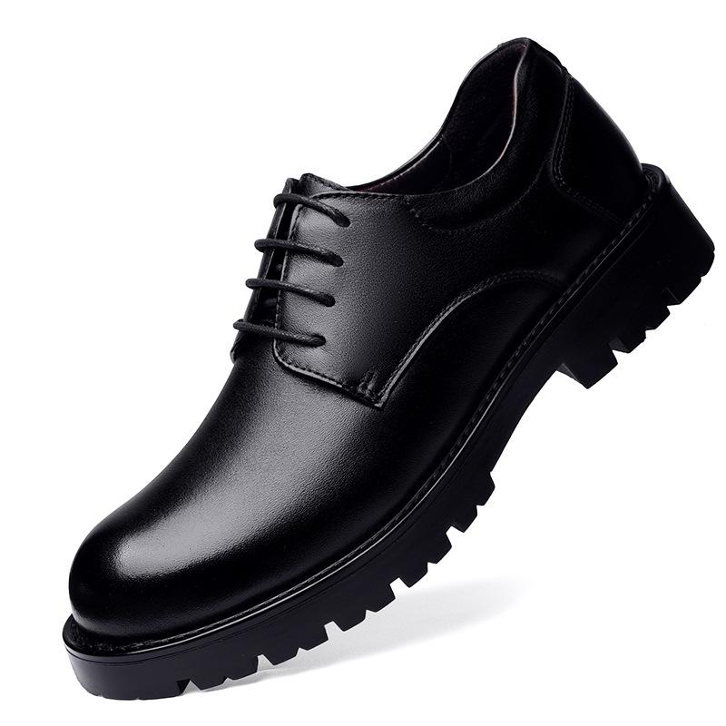 Men's 5CM Height-Increasing Genuine Leather Business Formal Shoes