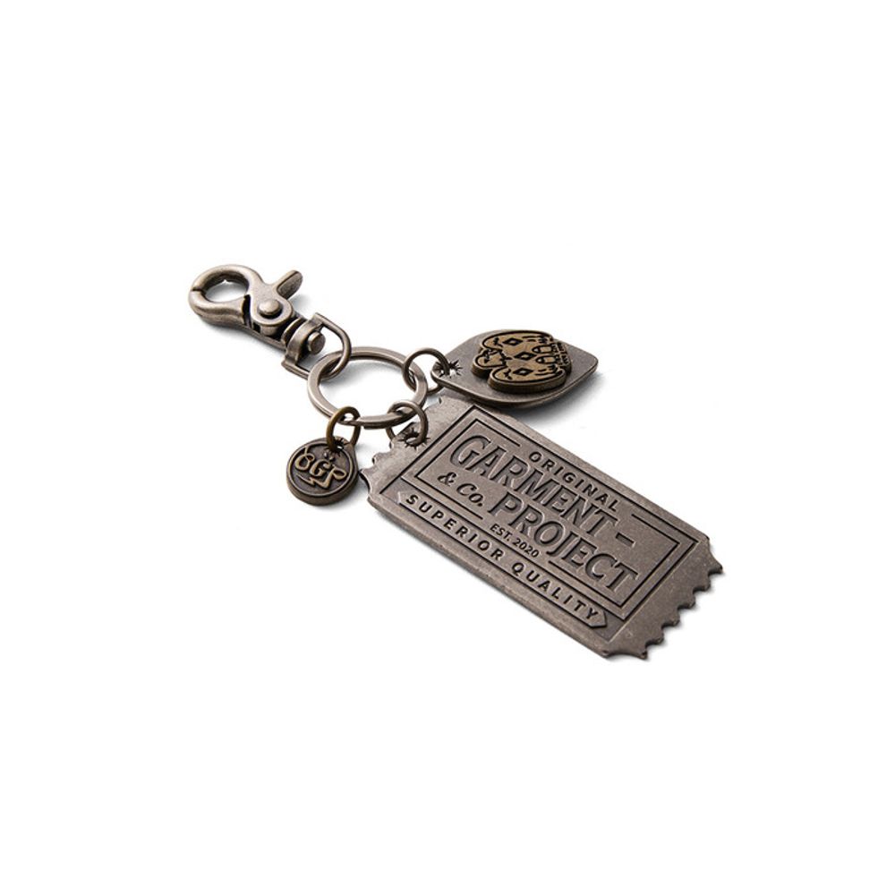 OGARP Ticket Metal Keyring Silver