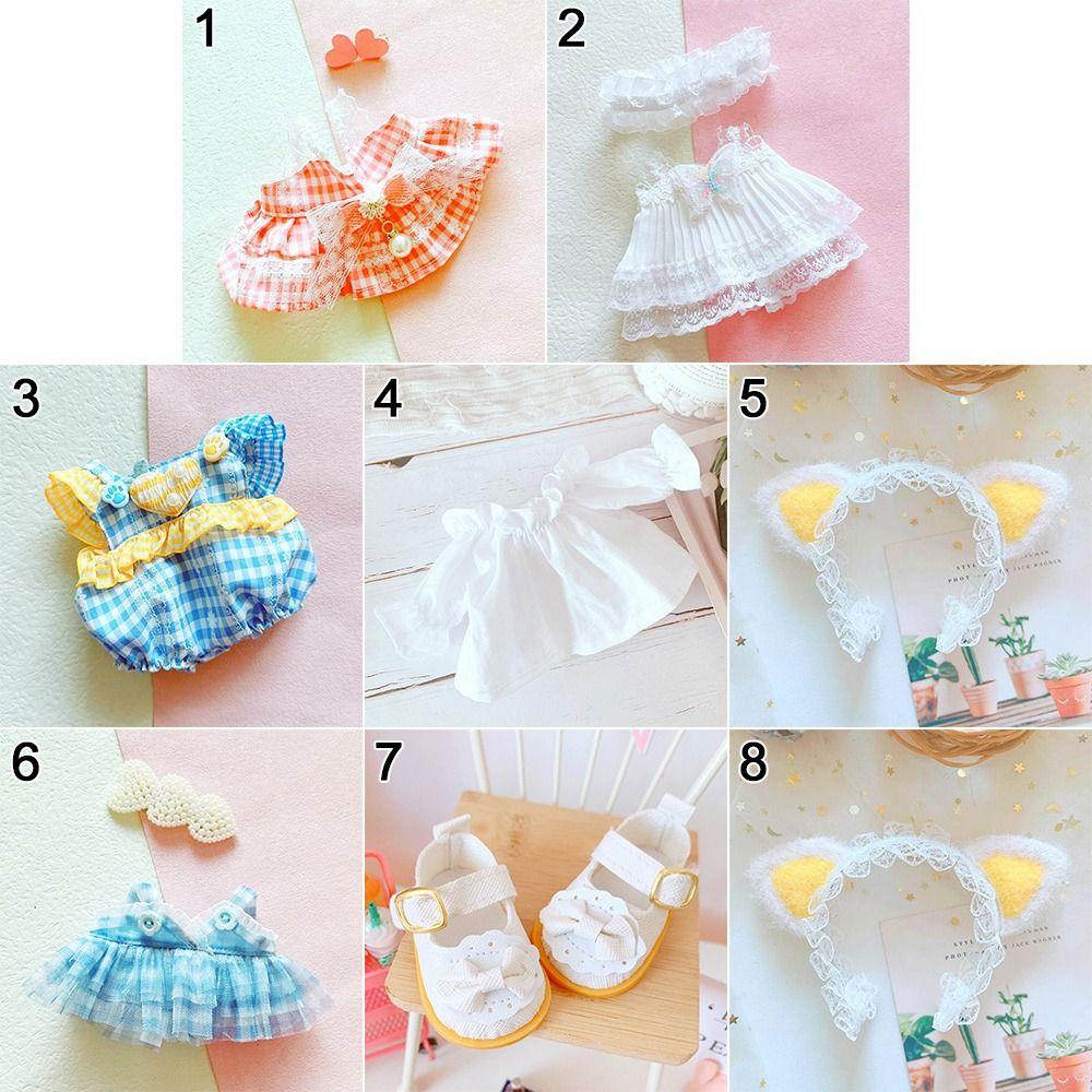 Кукольная одежда Декор Модные кукольные платья Мягкие кукольные головные уборы Милая повязка на голову 20 см Кукольные аксессуары