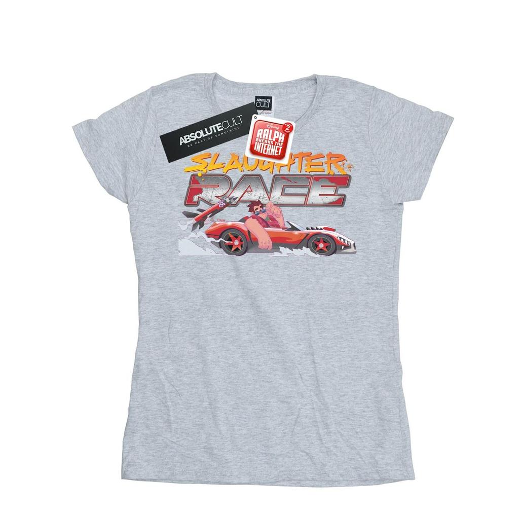 Disney Womens/Ladies Wreck It Ralph Slaughter Race Cotton T-Shirt
