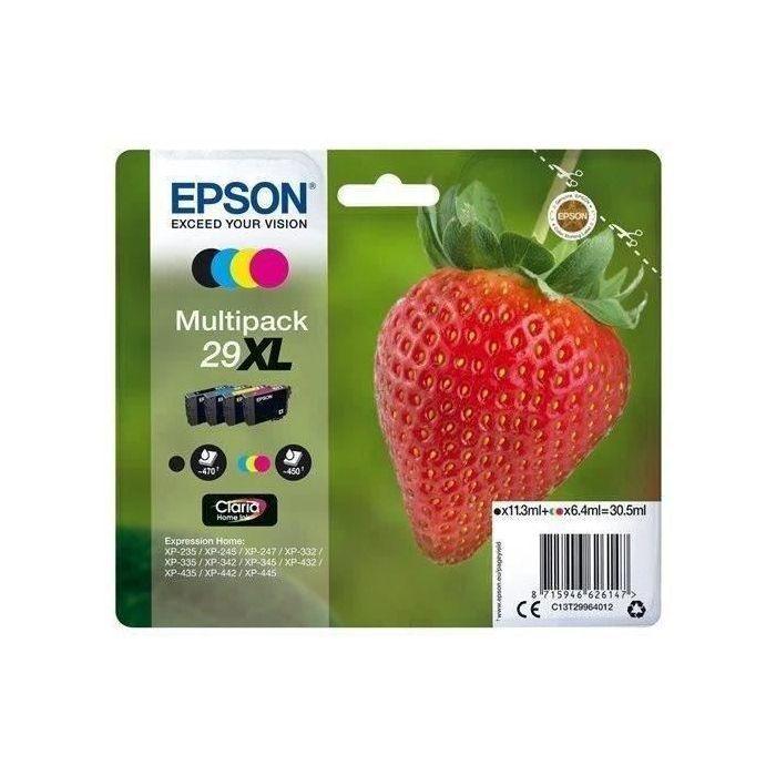 EPSON Multipack T2996 XL - Fraise - Noir, Cyan, Magenta, Jaune (C13T29964012)