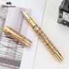 JINHAO 100 Centennial Смола Полая Серия Перьевая ручка Золотой зажим Деловая Офисная Подарочная ручка Канцелярские принадлежности Школьные принадлежности PK 9019