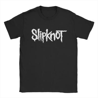 Футболка с логотипом Slipknots, мужская, из чистого хлопка, новинка, футболки с круглым воротом, топы с коротким рукавом, идея для подарка