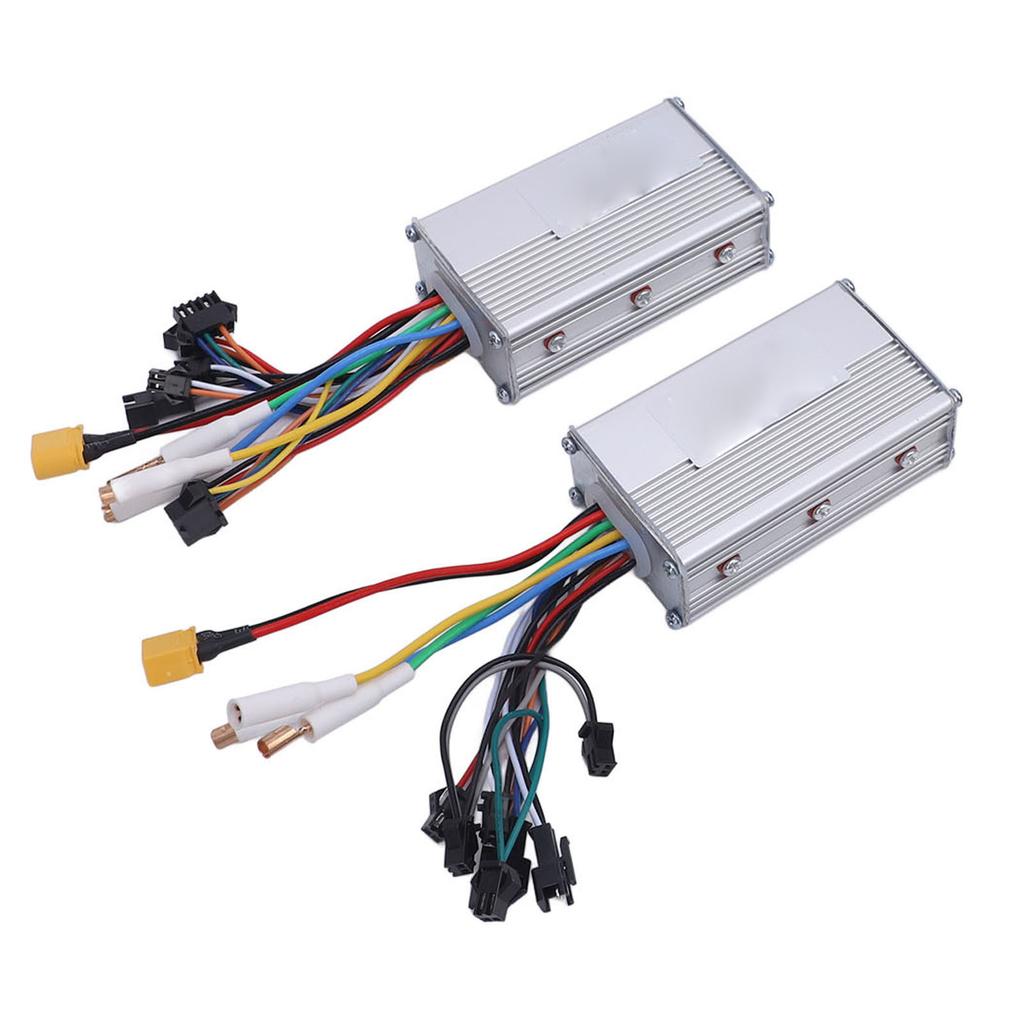 52V 25A 1200W Комплект контроллера бесщеточного двигателя для электровелосипеда Двойной привод Алюминиевый сплав Точное управление Повышенная безопасность