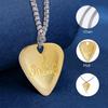 Треугольный медиатор Collares Подвеска Gestures Metal Гитарный медиатор Гитарное ожерелье Медиатор Укулеле