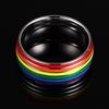 Six-Color Ring Fashion Women and Man Rainbow Trend Jewelry